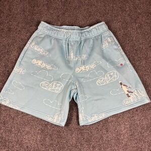 Jordan Artist Series‎ x Parker Duncan Fleece Short Women's Med Bleached Aqua Blu